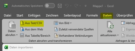 Anleitung öffnen von CSV Dateien aus dem Arzneispezialitätenregister